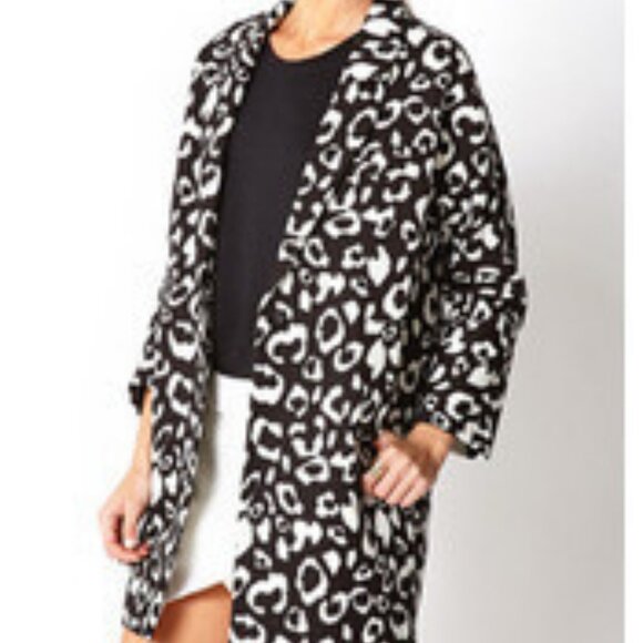 Retro Wild Thing LeopardCocoon Coat / Jacket